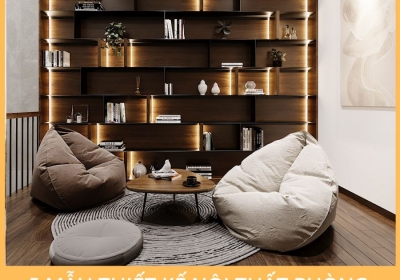 5 MẪU THIẾT KẾ NỘI THẤT PHÒNG SINH HOẠT CHUNG