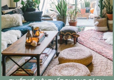 THIẾT KẾ NỘI THẤT PHONG CÁCH BOHEMIAN