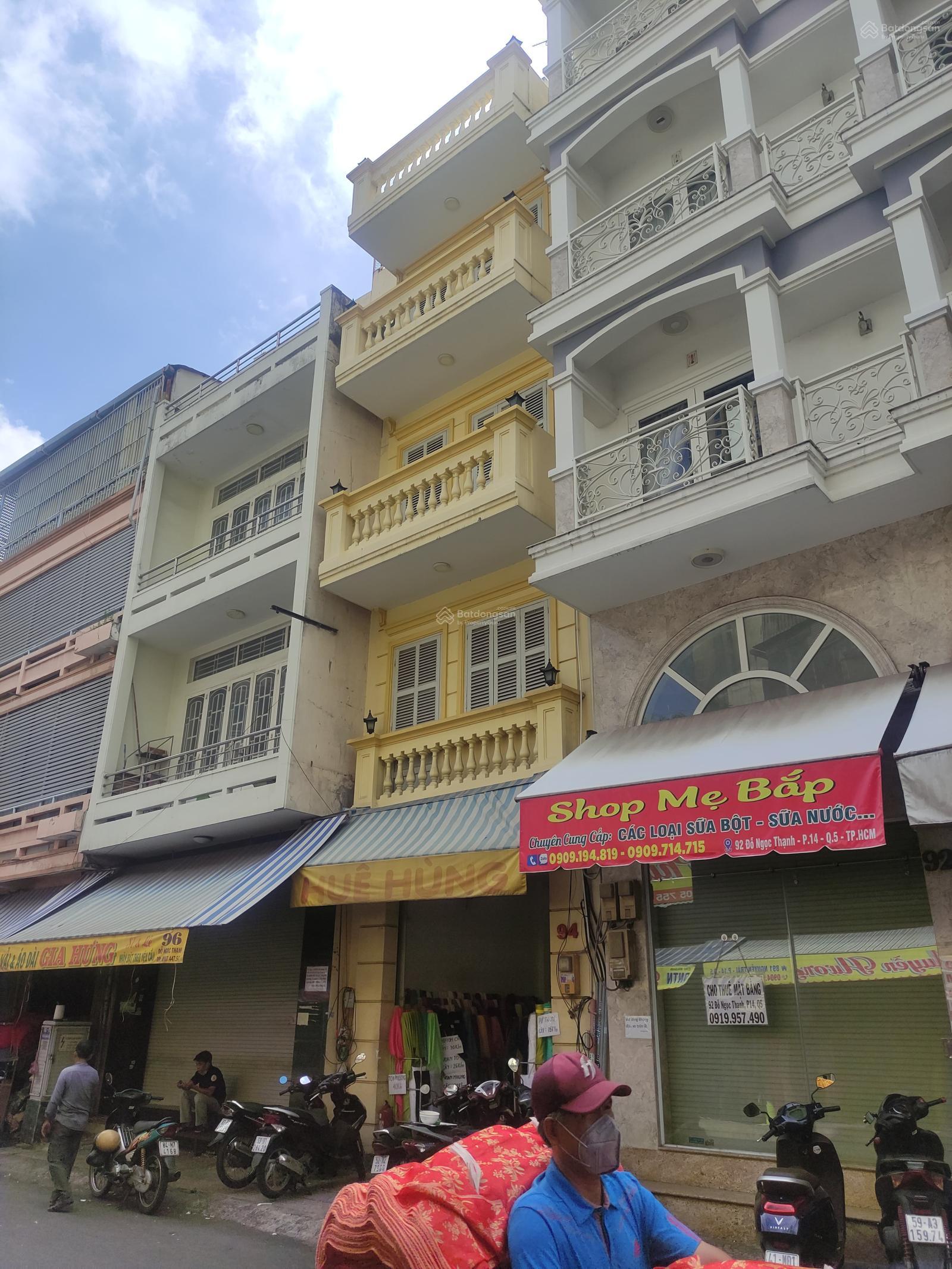 Chính Chủ Bán Nhanh Nhà Mặt Tiền Đỗ Ngọc Thạnh Quận 5- Ngay Chợ Vải Soái Kình Lâm - Kinh Doanh Đỉnh
