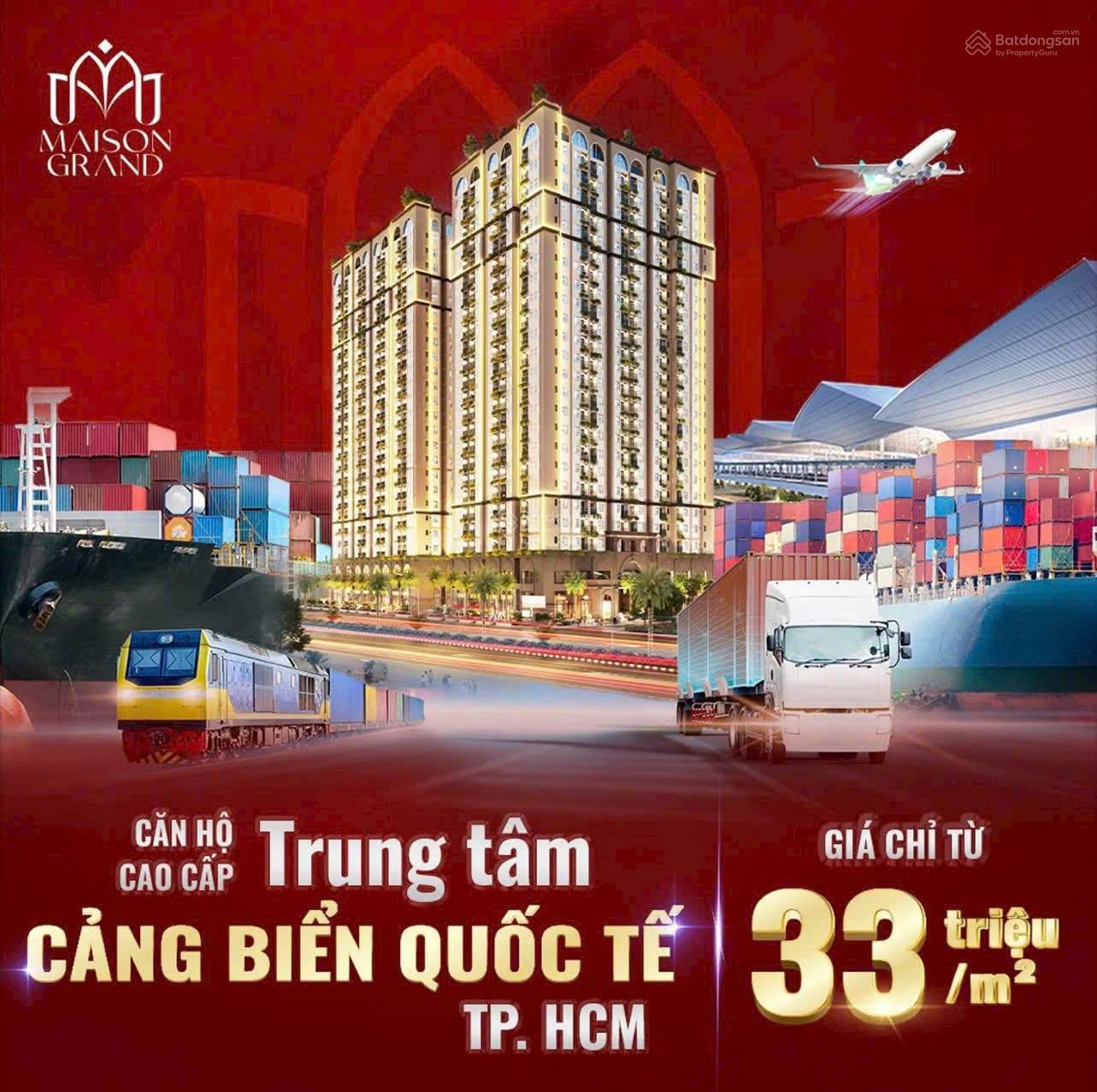 Căn Hộ Maison Grand Đô Thị Cảng Phú Mỹ, diện tích 58m2, thanh toán chỉ từ 500 triệu nhận nhà