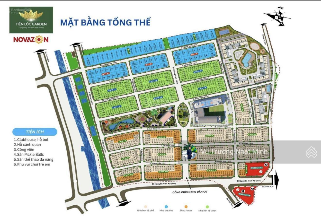 Chính chủ bán 2 lô liền kề dự án Tiến Lộc Garden, vị trí đẹp nhất sát mặt tiền đường